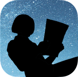 My recommended Kindle icon, with the silhouette of a woman reading a magazine