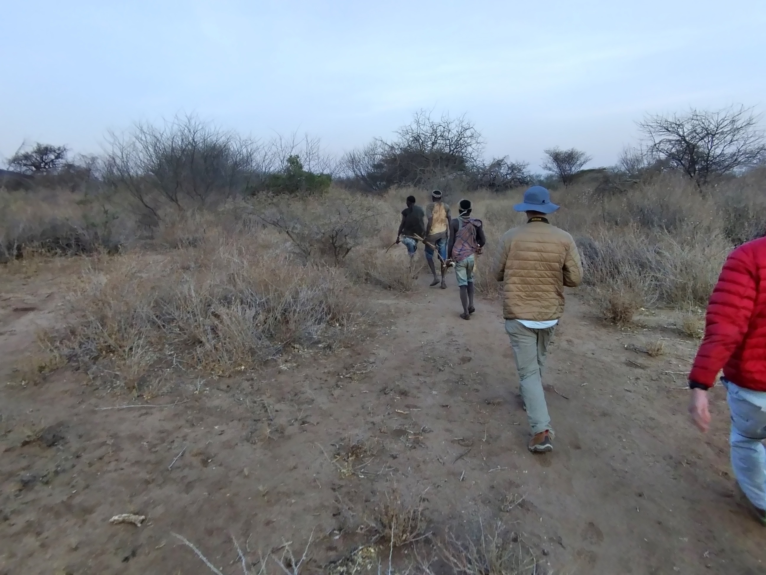Following local people as they hunt for food in Tanzania